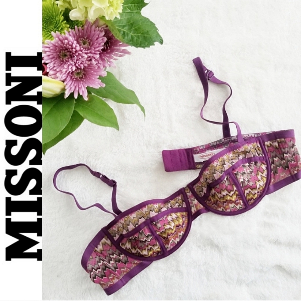Missoni balconette bra